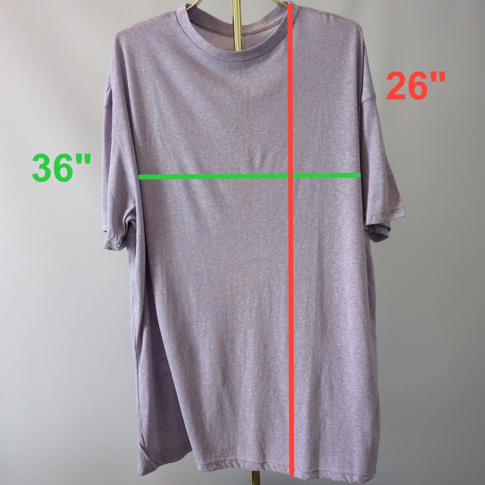 Acting Pro T-Shirt Dress Women 2XL Purple Heathered Oversized Short Sleeve - Picture 2 of 10